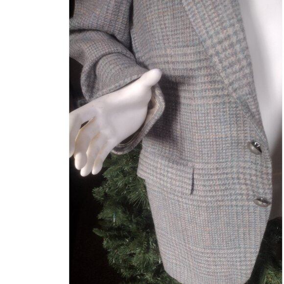 Vintage Austin Manor Plaid Wool Academia Preppy Sport Coat Jacket Men 39R - Picture 5 of 10